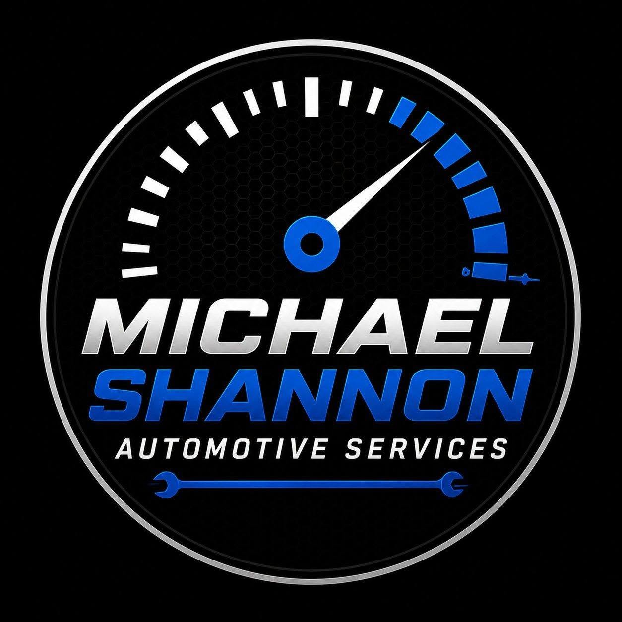Michael Shannon Automotive Services tachometer logo